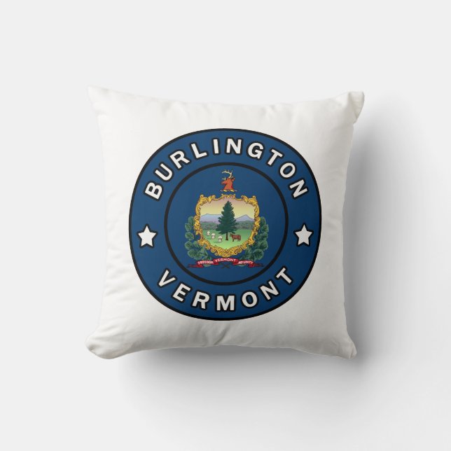 Burlington Vermont Kudde (Framsida)