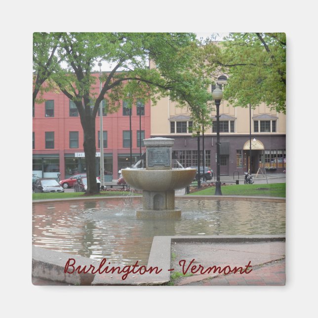 Burlington, Vermont Magnet (Framsidan)