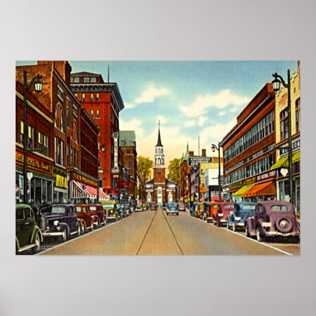 Burlington, Vermont Poster (Framsidan)