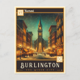 Burlington, Vermont | Postkort för Vintage Vykort