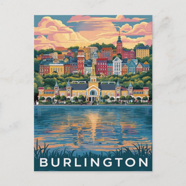 Burlington, Vermont Vykort (Framsida)