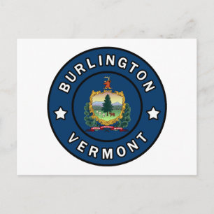 Burlington Vermont Vykort