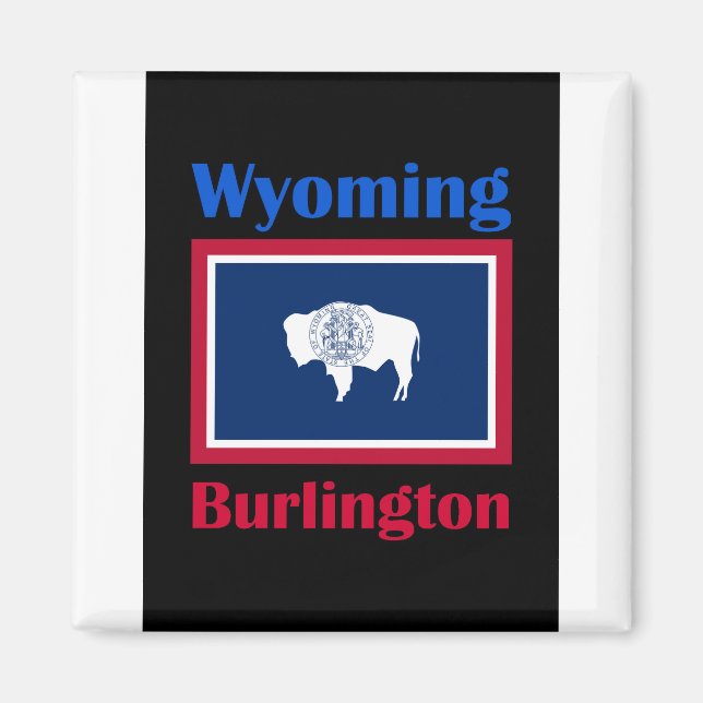 Burlington Wyoming Magnet (Framsidan)