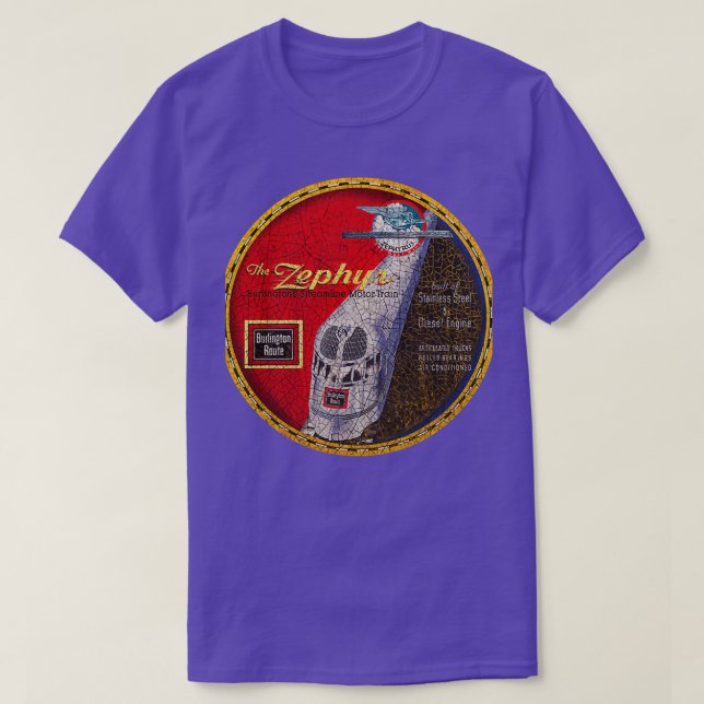 Burlington Zephyr T Shirt (Design framsida)
