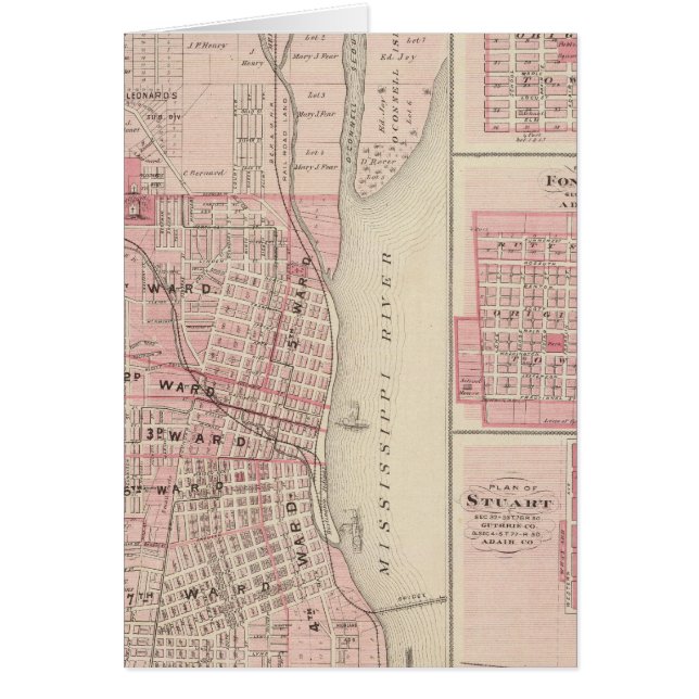 Burlingtons planer, Greenfield Hälsningskort (Framsidan)