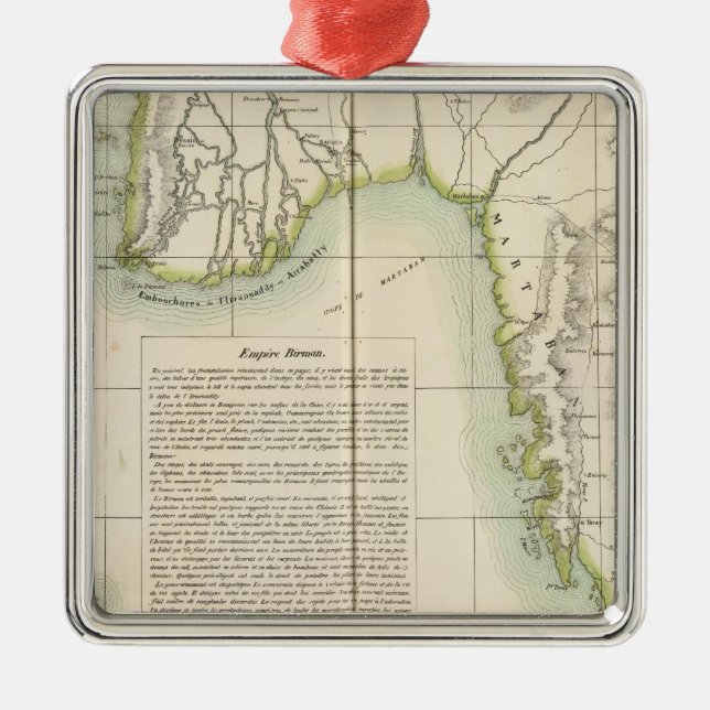 Burma 104 julgransprydnad metall (Framsidan)