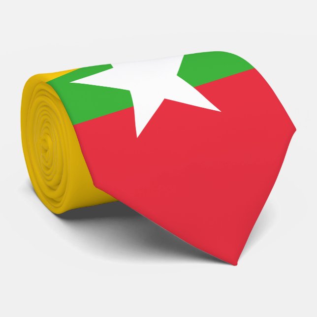 Burma flagga slips (Rullad)