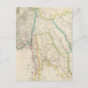 Burmah, Siam och Cochin-Chinan Vykort