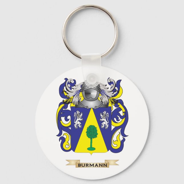 Burmann Jackar av Arm (Family Crest) Nyckelring (Framsida)