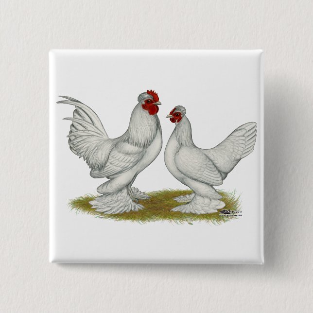 Burmese Bantams Knapp (Framsida)