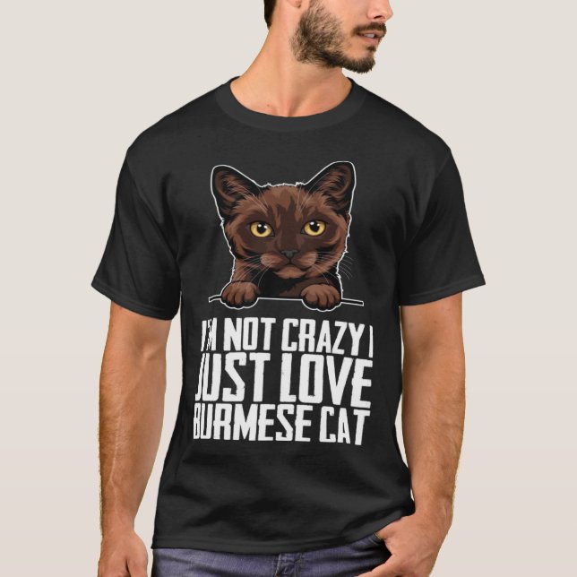 Burmese  Burmese cat  Burmese mother T Shirt (Framsida)