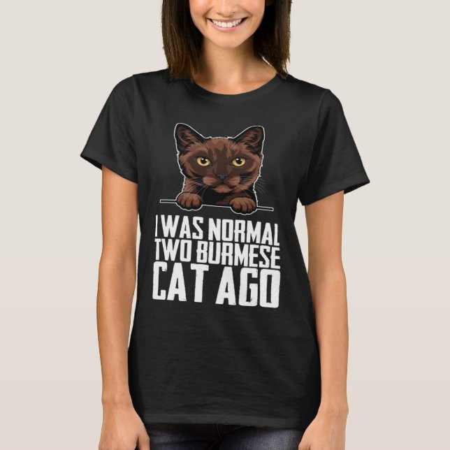 Burmese  Burmese cat  Burmese mother T Shirt (Framsida)