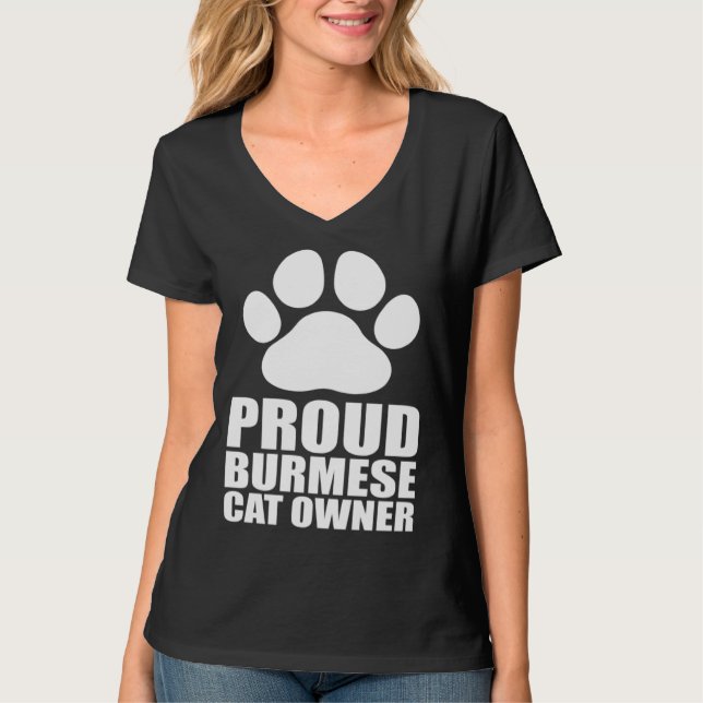Burmese cat  Burmese  Burmese kitten  1 T Shirt (Framsida)