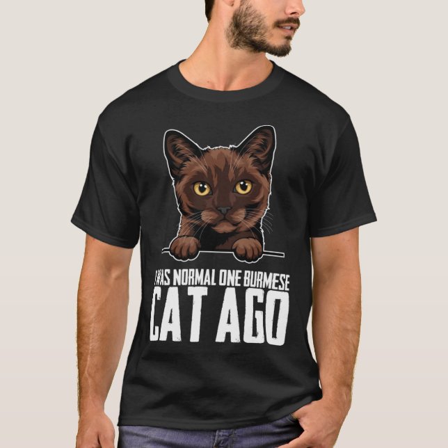 Burmese cat  Burmese  Burmese kitten  7 T Shirt (Framsida)