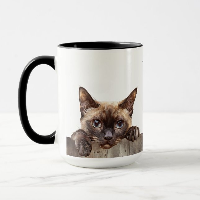 Burmese Cat Mugg (Vänster)