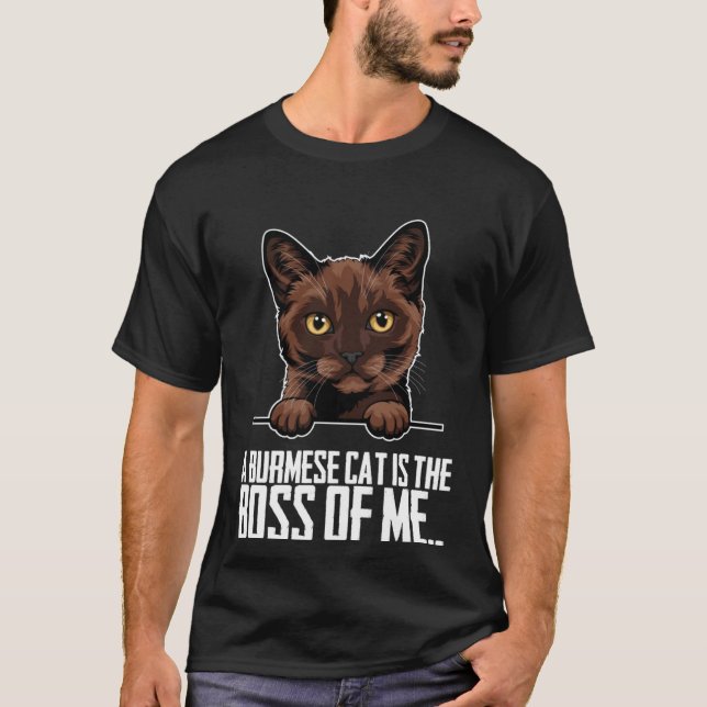 Burmese cats  Burmese  Burmese kitten T Shirt (Framsida)