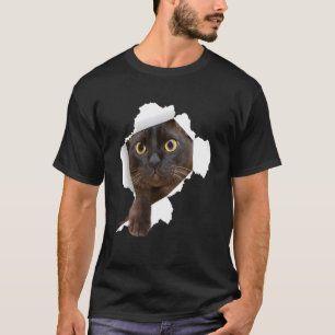 Burmese Cats Torn Trasa Kitten T Shirt