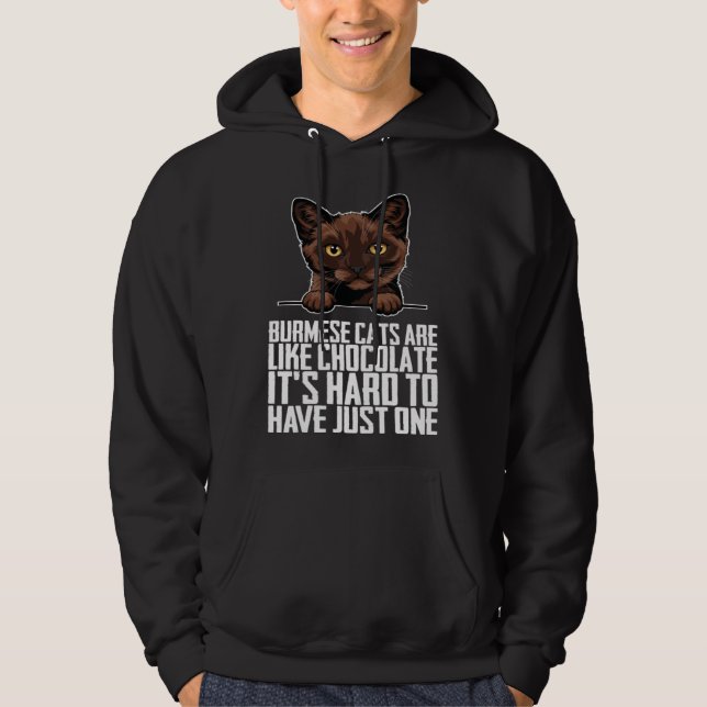 Burmese kitten  Burmese mom  Burmese dad  1 Hoodie (Framsida)