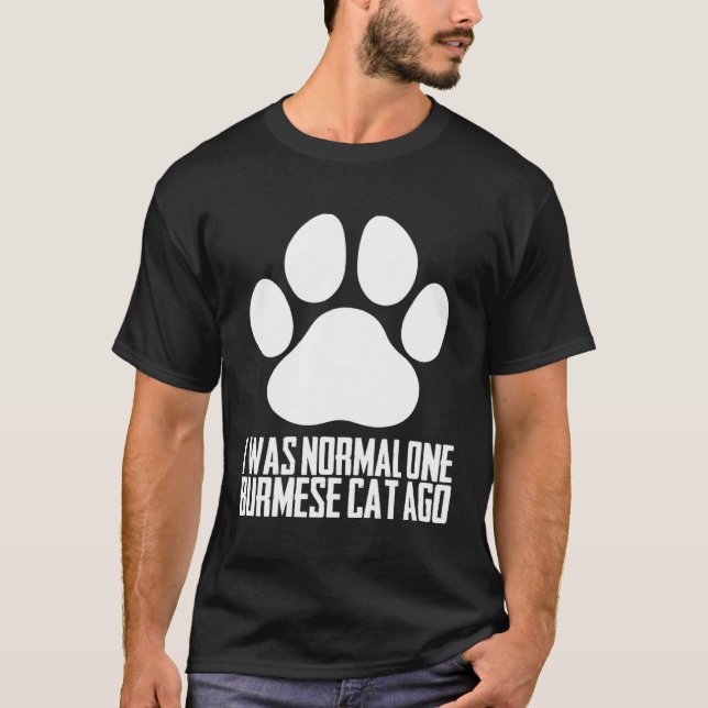 Burmese kitten  Burmese mom  Burmese dad  4 T Shirt (Framsida)