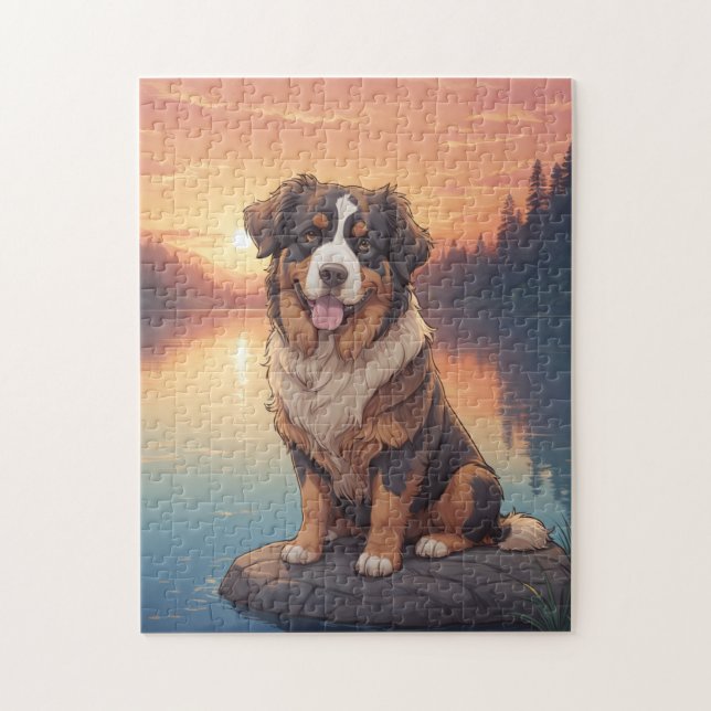 Burmese Mountain Dog Pussel (Vertikal)