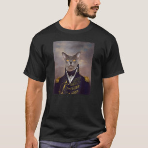 Burmesisk katt Renaissance Pet Porträtt Medieval P T Shirt