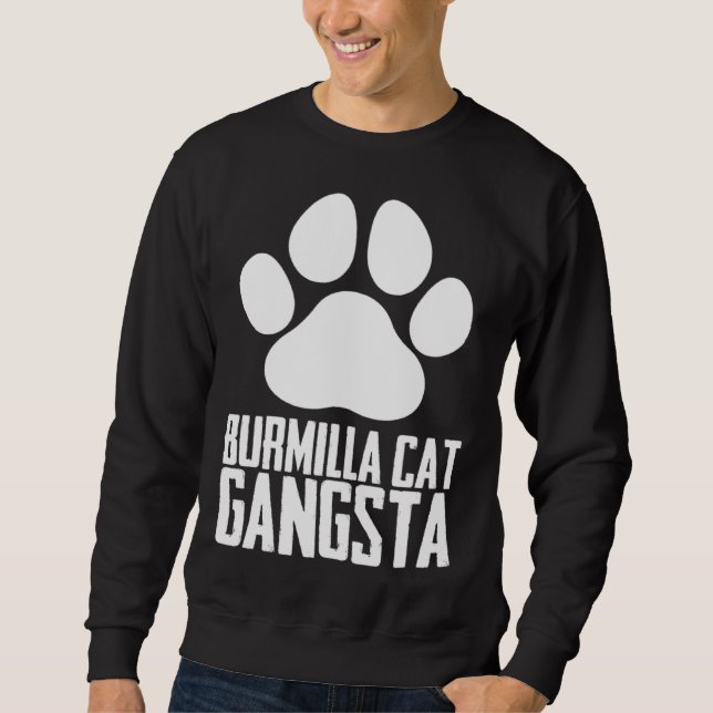 Burmilla  Burmilla cat  Burmilla mom  3 Lång Ärmad Tröja (Framsida)