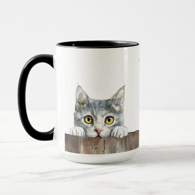 Burmilla Cat Mugg (Vänster)
