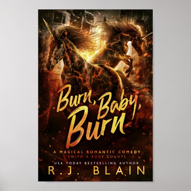 Burn Baby Burn Poster (Framsidan)