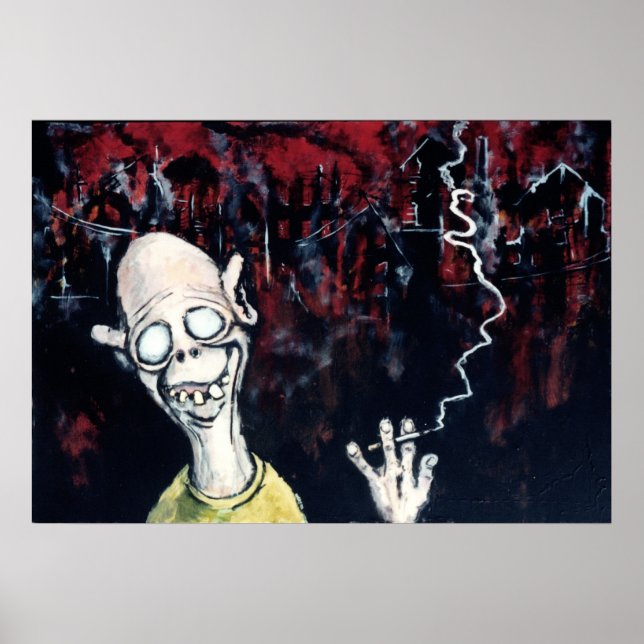 "BURN BABY BURN" POSTER (Framsidan)