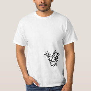 Burn Babylon Graffiti Märkre Stil Reggae T Shirt