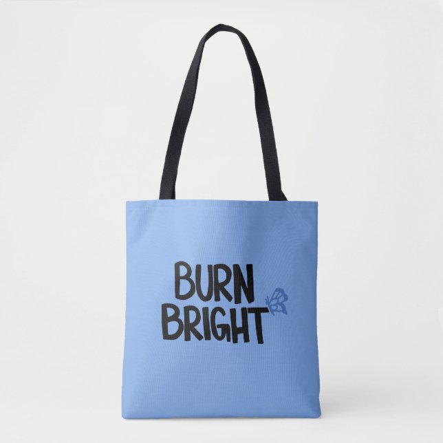 Burn Bright All Over Print Tote Tygkasse (Framsida)