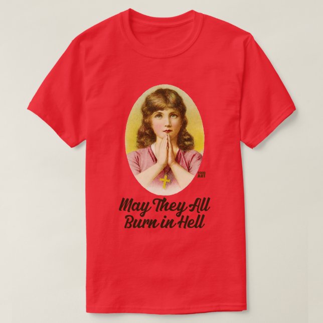 BURN IN HELL 1 T SHIRT (Design framsida)