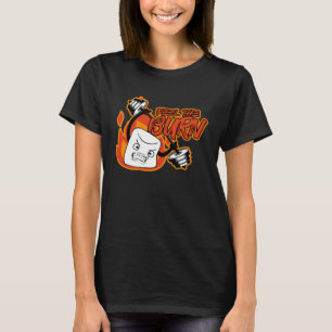 Burn Marshmallow Smores Camping Gym Fitness T Shirt