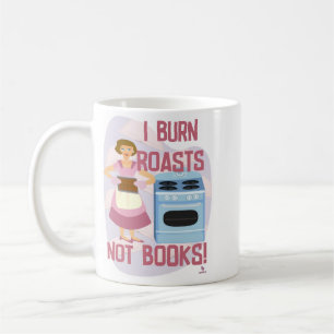 Burn Roast Not Bokar Sassy Retro Reader Maka Kaffemugg