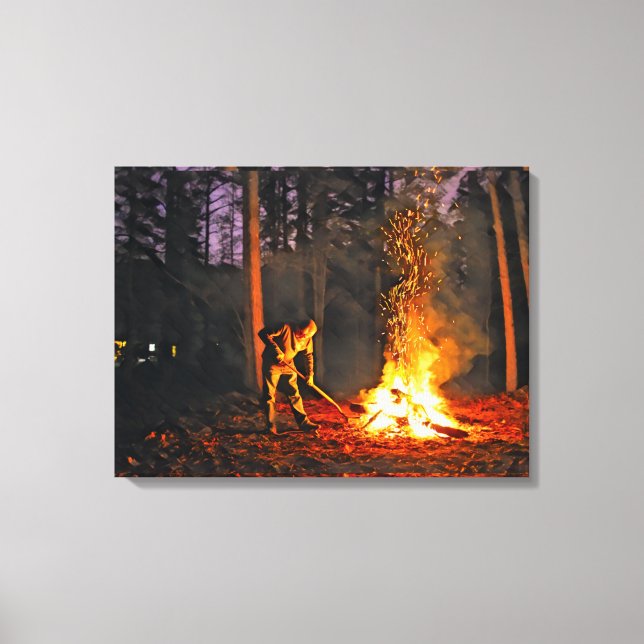 BURN SEASON Canvas Art (Framsida)