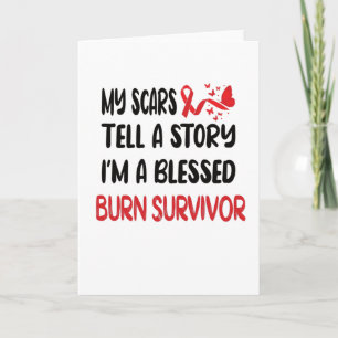Burn Survivor Gifts Bränn olycka vid Burn-offret Kort