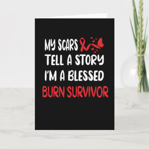 Burn Survivor Gifts Bränn olycka vid Burn-offret Kort