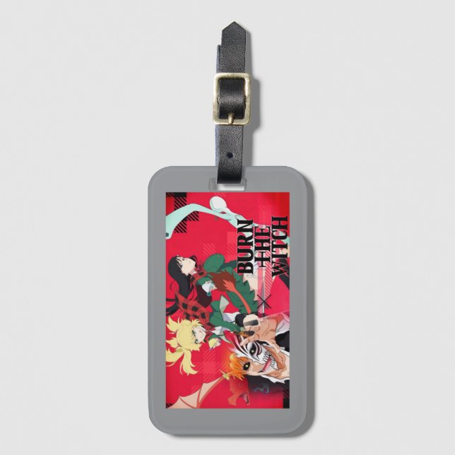 Burn the Witch Tote Bag – Spooky Halloween Accesso Bagagebricka (Framsida vertikal)