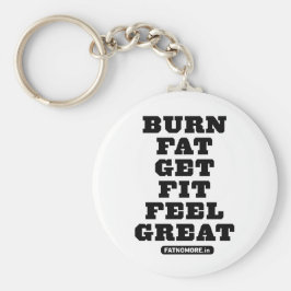 BURN-TJOCK - FÅ LÄMPNING - FEEL UNDERBAR Fitness M Nyckelring