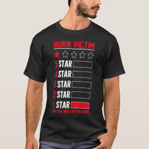 Burn Victim Awareness Burn Survor Related Red Ri T Shirt