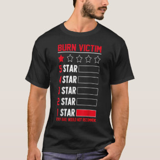 Burn Victim Awareness Burn Survor Related Red Ri T Shirt