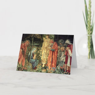 Burne-Jones, Adoration of the Magi Helgkort