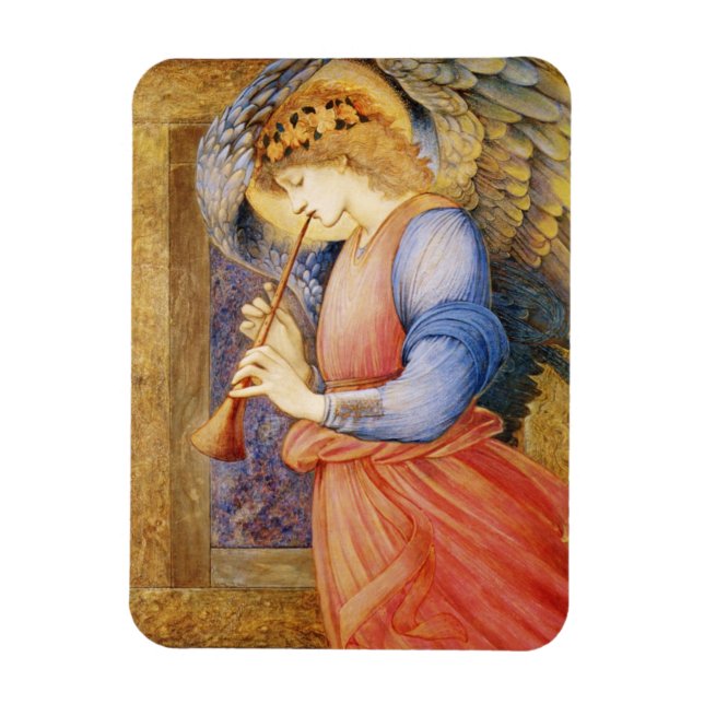 Burne-Jones Angel CC0542 Fridge Art Collection Magnet (Vertikal)