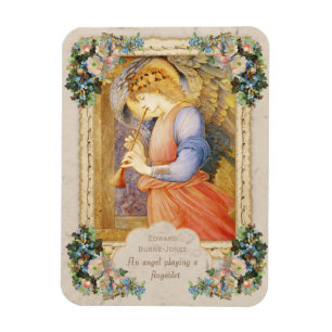 Burne-Jones ängel som leker en flageolet CC0815 Magnet