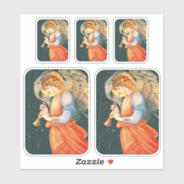 Burne-Jones Angel spelar flaggeolet 1878 CC1153 Klistermärken