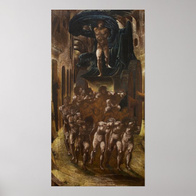 Burne-Jones - bil i Kärlek eller Kärlek Wayfaring Poster (Framsidan)