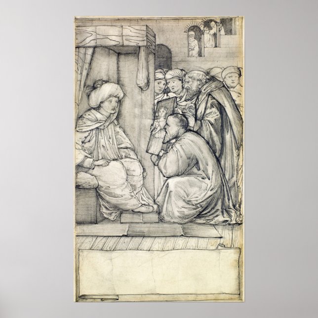 Burne-Jones - Chaucers man of Laws Poster (Framsidan)