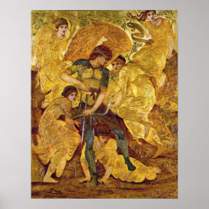 Burne-Jones - Cupid's Hunting Fält 1882 Poster