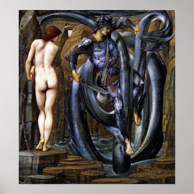 Burne-Jones - Doom Fulfill 1885 Poster (Framsidan)