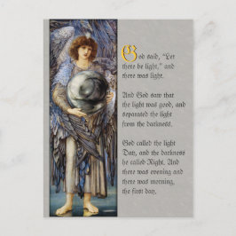 Burne-Jones Första skapandedagen CC0468 Postcard Vykort